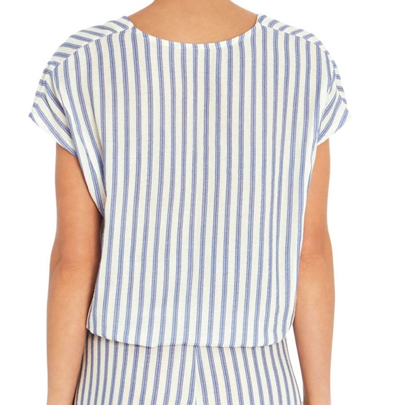 NWT Three Dots Tie Front Top - Picture 3 of 6